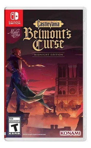 Castlevania Belmonts Curse Midnight Edition Switch Fisico