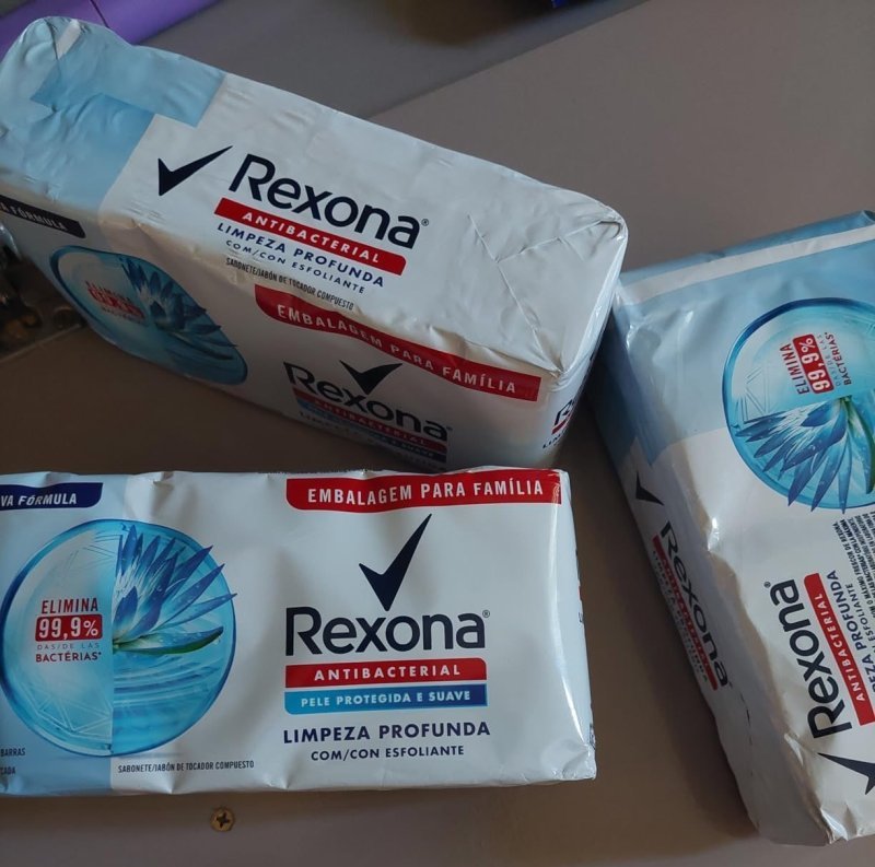 Pack 06 un. Sabonete Em Barra Rexona Limpeza Profunda 84g