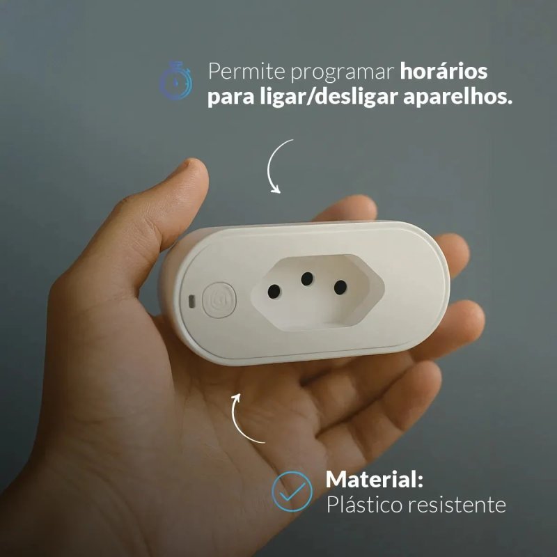 Tomada Inteligente Wi-fi 2.4 GHz Bivolt, Avant