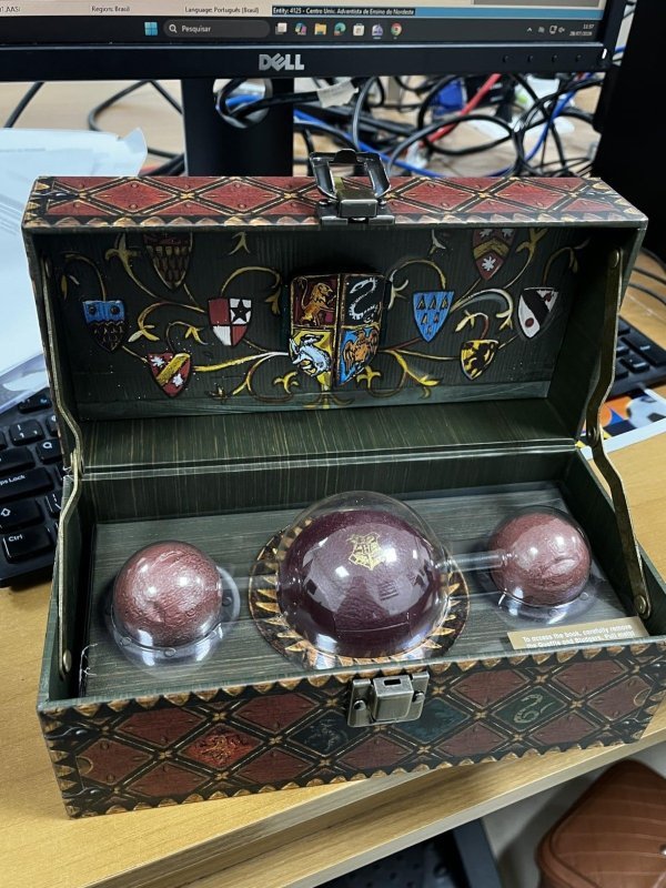 Harry Potter Collectible Quidditch Set (Includes Removeable Golden Snitch!) - Revised Edition