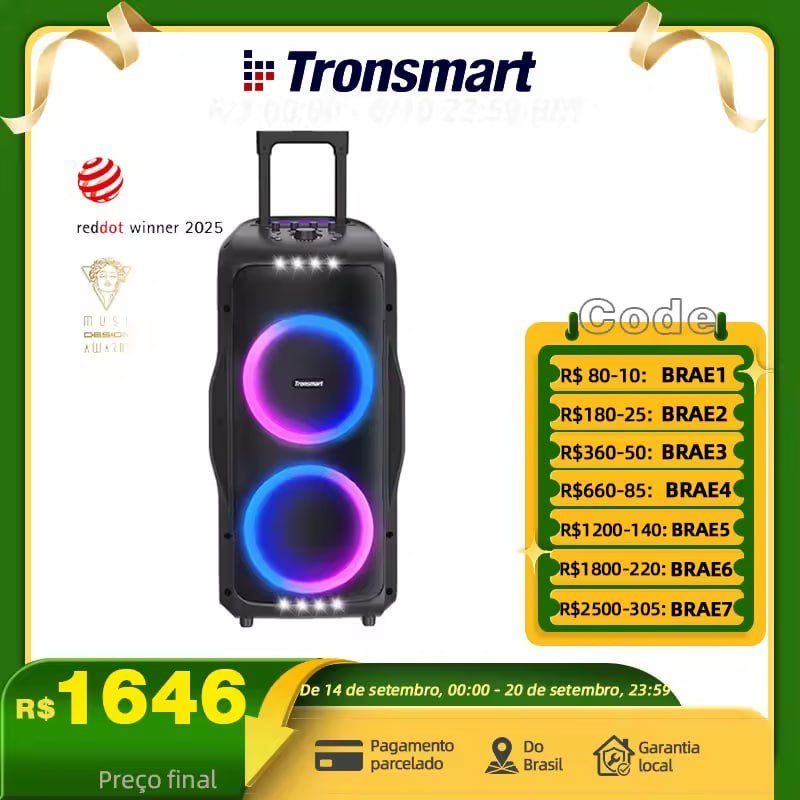 Tronsmart Halo 300 Partybox portátil 240W