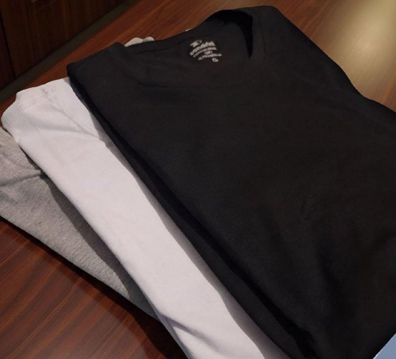 Kit com 3 Camisetas Sandrini Básica Algodão