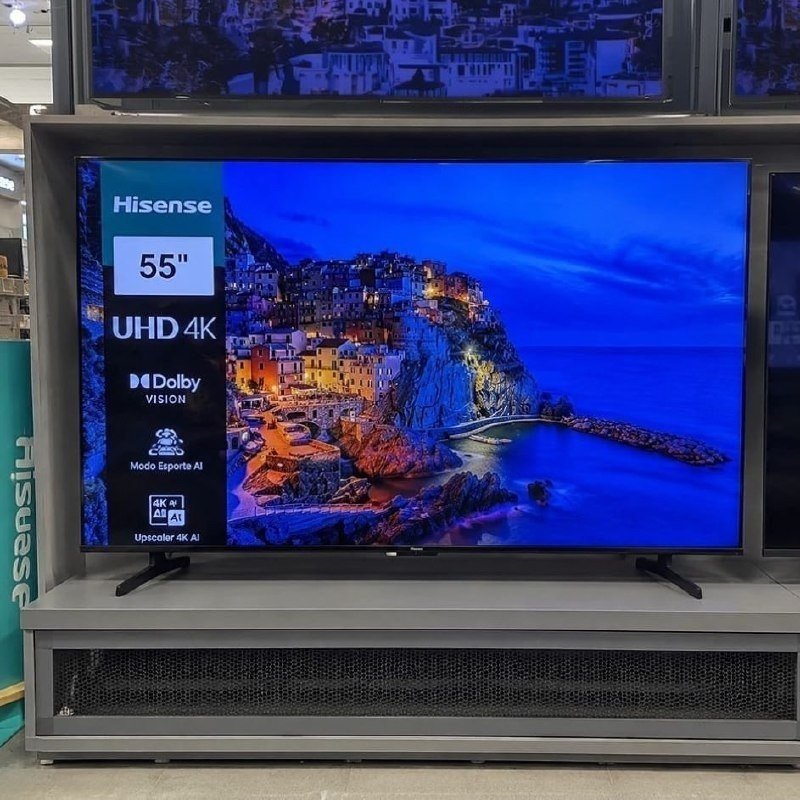 Hisense Smart TV 4K 55" Polegadas 55A6NV + Frete Grátis