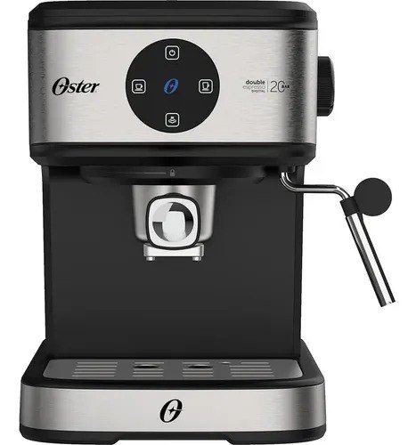 Cafeteira Espresso Double Digital Oster Cor Aço escovado e Preto