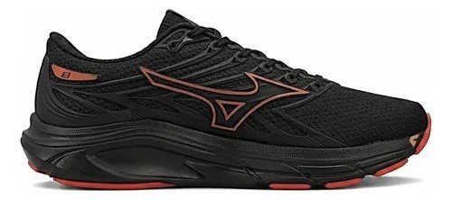 Tenis Mizuno Jet 8 Masculino Preto E Vermelho