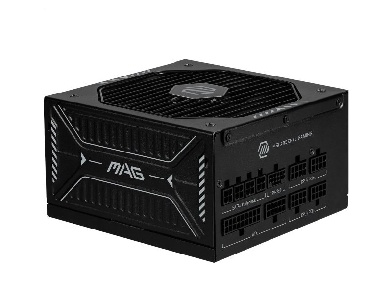 Fonte MAG A1000GLS PCIE5 1000W, Ouro 80 Plus, ATX 3.1
