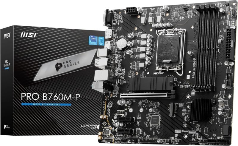 Placa Mãe MSI PRO B760M-P