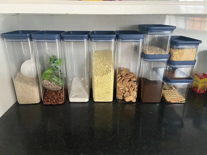 Kit 6 - Potes Herméticos e Organizadores de Geladeira - Electrolux
