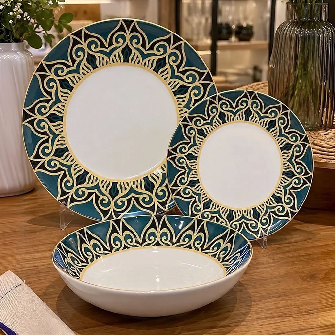 Aparelho De Jantar 18 Peças Oxford Flat Gálata