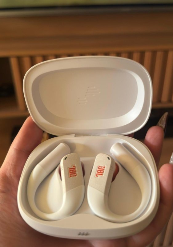 JBL, Fone de Ouvido Esportivo, Endurance Peak 4, IP68, ANC - Branco + Frete Grátis
