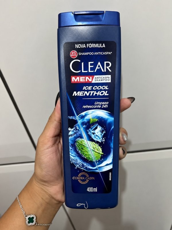 Clear Shampoo Men Anticaspa Ice Cool Menthol 400Ml