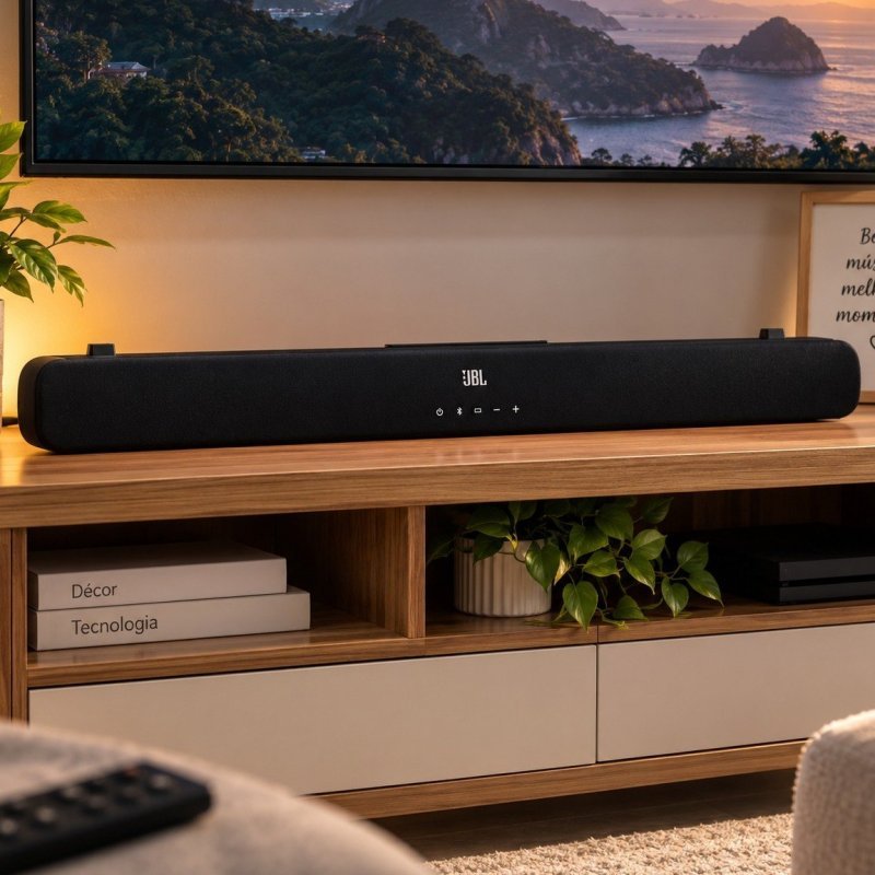 Soundbar Cinema SB180 2.1 JBL Bluetooth com Subwoofer Sem Fio