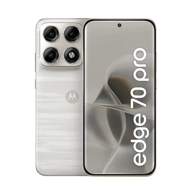 Smartphone Motorola Edge 70 Pro 5G 256GB 24GB 4 Câmeras 50MP 144Hz 6500mAh - Branco