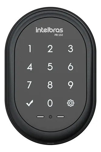 Fechadura Digital De Sobrepor Fr 102 Preto Intelbras