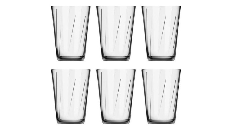 Conjunto 6 Copos de Vidro 190ml Amazon Nadir