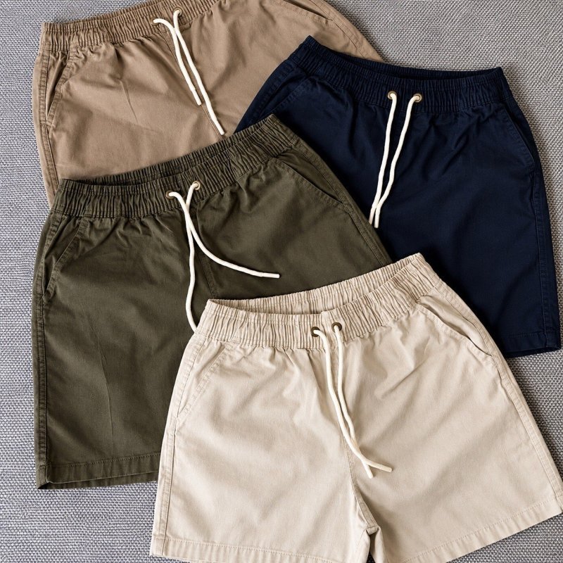 Kit 3 Shorts Masculino Bermuda Linho Verão
