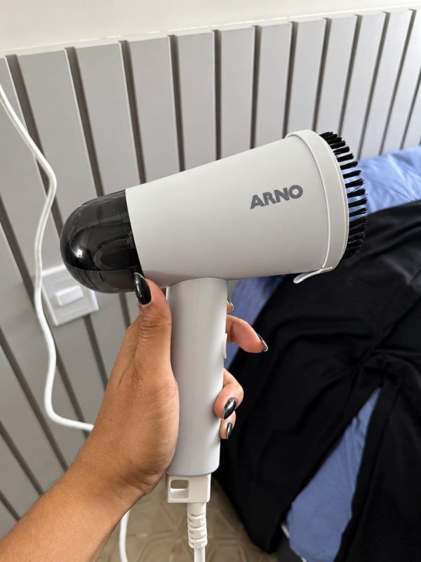 Vaporizador de Roupas Arno, Higieniza, Compacto, Dobrável e Portátil, 220V, Cinza