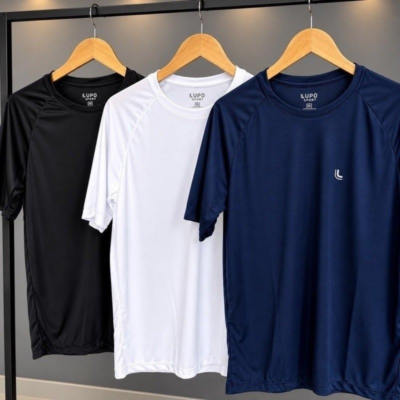 Camiseta Esportiva Lupo Masculina Dry Academia Confortável