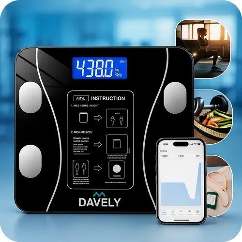 Balança Digital Bioimpedância Bluetooth Corporal Aparelho Alta Capacidade