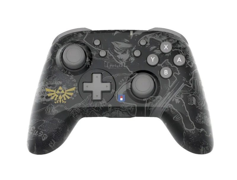 Controle Sem Fio Zelda Para Nintendo Switch Hori Pad Grey