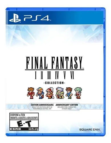Jogo Final Fantasy I-vi Pixel Remaster Coll Anniversary Ps4