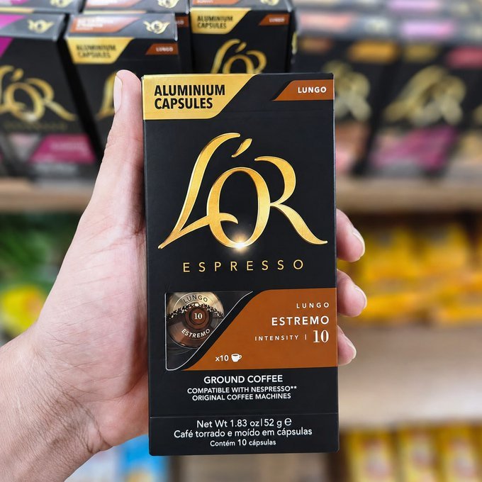 Pack 10 un. Cápsula Café L'OR Estremo + Frete Grátis
