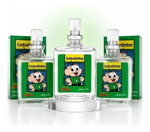 Kit 3 Perfumes Cebolinha Jequiti 25ml Infantil Turma da Mônica Colônia Masculina Kit Presente Original