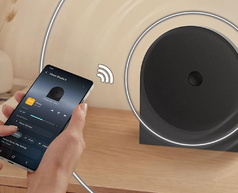 Samsung Music Studio 5 LS50H 2.0 Canais, Dolby Atmos®, Wi-Fi, Sincronia Sonora e Alexa Integrada 2026