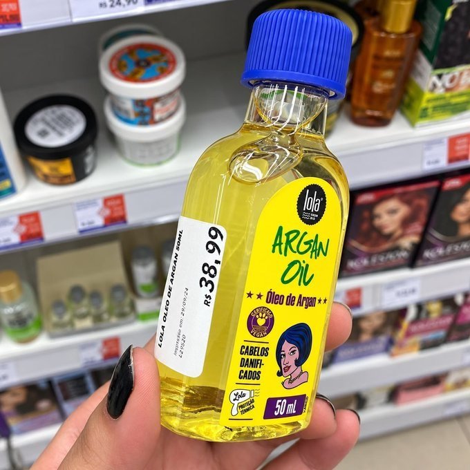 Argan Óleo Reparador 50ml Lola Cosmetics