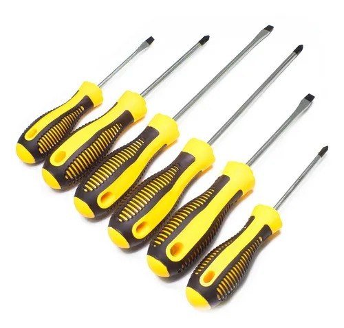 Kit Jogo De Chave De Fenda Phillips Imantadas Com 6 Peças
