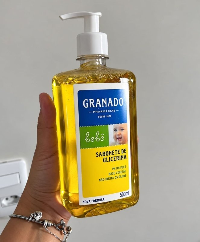 Granado Sabonete Líquido Bebê, Tradicional, 500ml