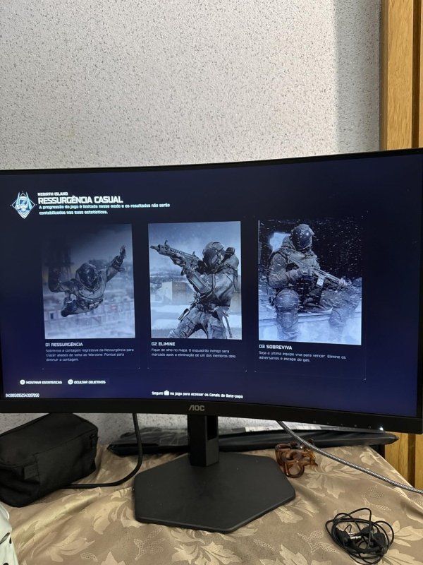 Monitor Gamer Curvo AOC AGON G4Z 27" 300Hz 0,3ms HDR10 Base Ajustável