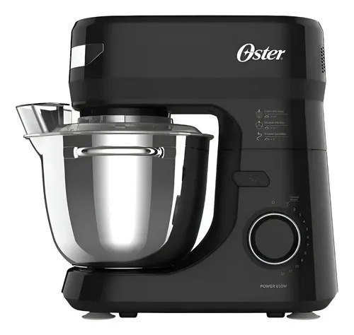Batedeira Planetária Bowl Inox III OBAT641 Oster Cor Preto