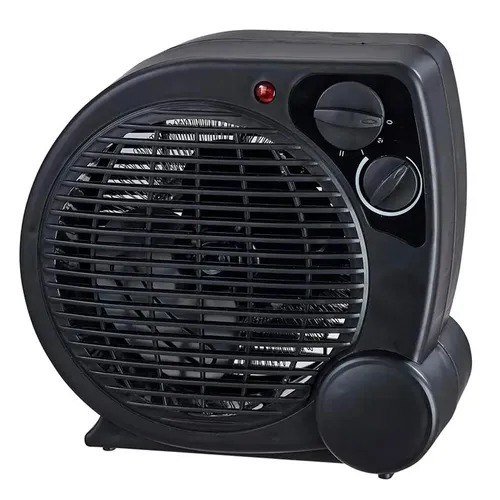 Aquecedor Elétrico 110v Portátil A Ar Ventilador Quente Preto Aq04 - Mimo Style