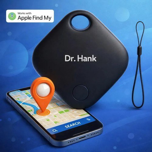 Mini Localizador Rastreador Smart Tag GPS Dr Hank Compatível com iPhone Apple