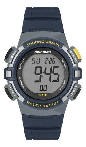 Relógio Digital Mormaii Molcdaar8a Azul Design Esportivo e Resistente à Água