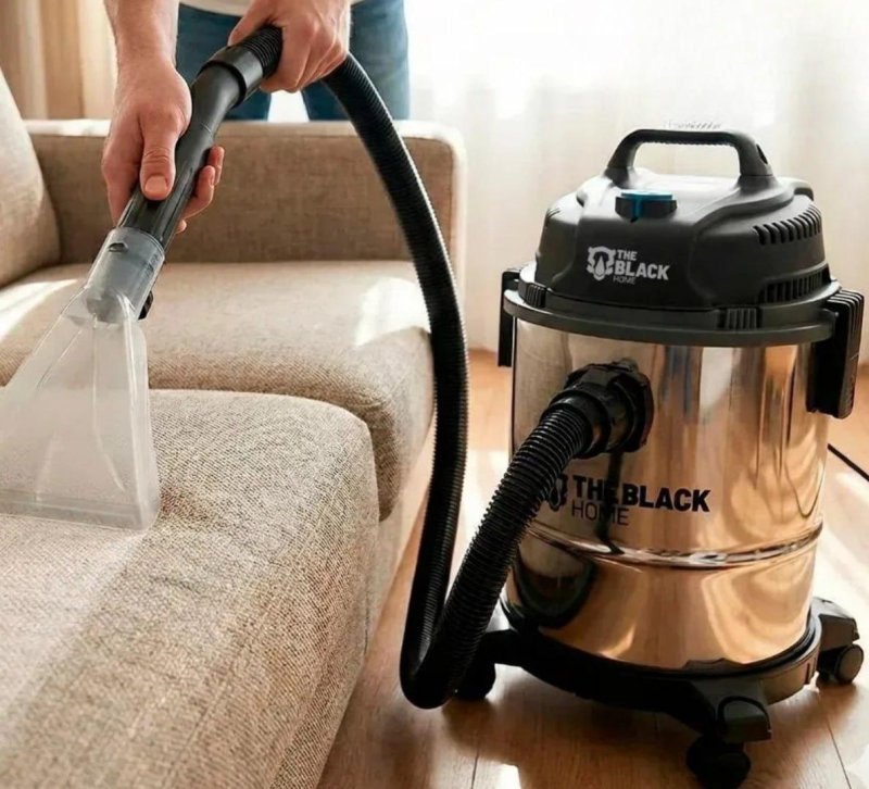 Aspirador Pó e Água Inox Turbo 12L 1200w 220v - The Black Tools
