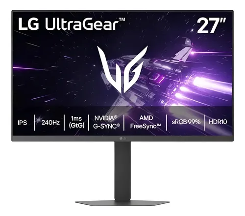 Monitor LG Ultragear 27" FHD 240Hz