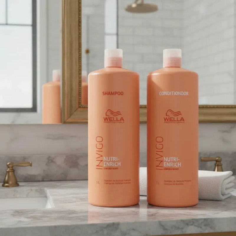 Kit Wella Invigo Nutri Enrich Shampoo + Condicionador