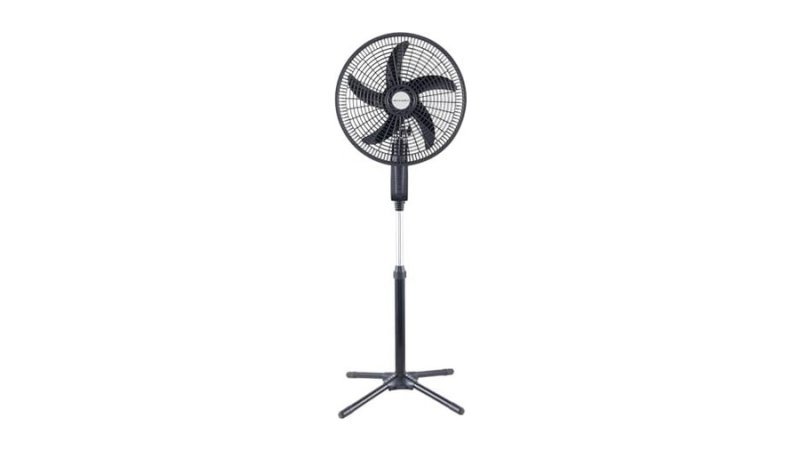 Hepta World Ventilador de Coluna, Resfriamento, Silencioso, Design Slim para Casa Escritório (Preto)