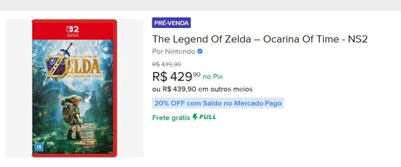 The Legend Of Zelda – Ocarina Of Time - NS2