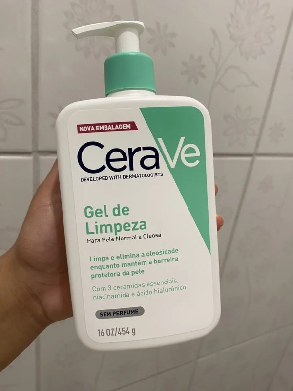 Gel de Limpeza Facial Pele Oleosa CeraVe 454g