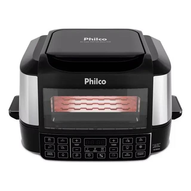Fritadeira Elétrica Air Fryer Philco PAF12A Barbecue Digital 12L Preta - 220V