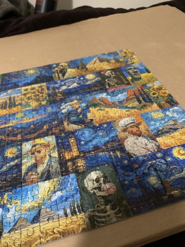 Toyster - Quebra-cabeça: IA Van Gogh Verso - 500 peças