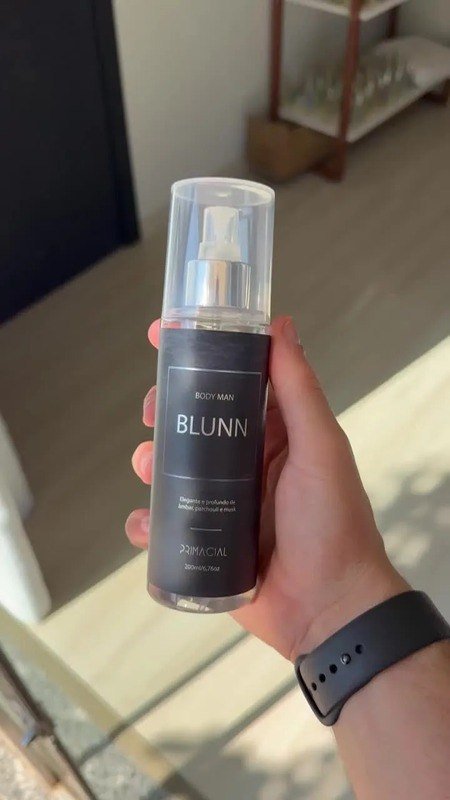Body Splash Masculino Blunn 200ml By Primacial - Perfume Floral Cítrico