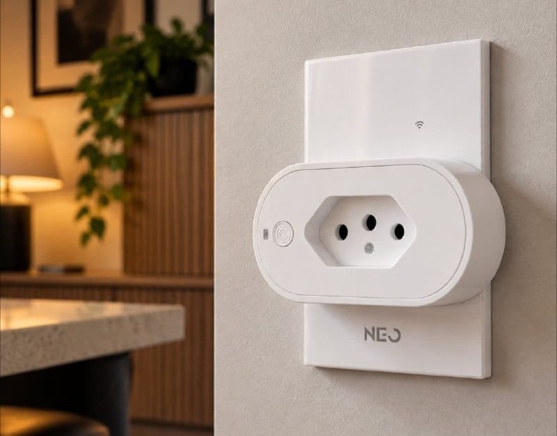 Tomada Inteligente Wi-fi 2.4 GHz 20A Bivolt Neo Avant