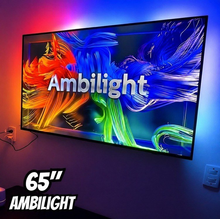 Smart TV LCD LED 65 Philips 65PUG8100/78 4K UHD Wi-Fi