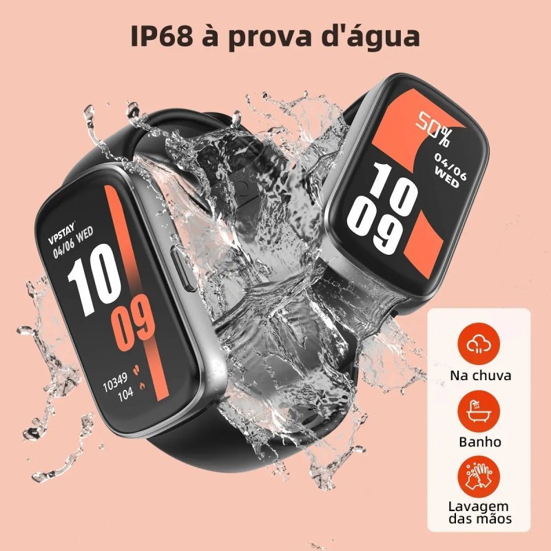 Relógio Inteligente Smart Band Sports à Prova d'Água