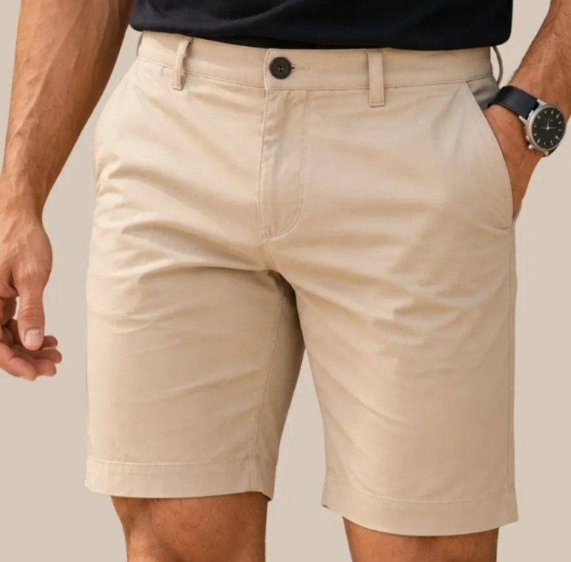 Bermuda Sarja Alfaiataria Chino Sport Fino (5 Cores)