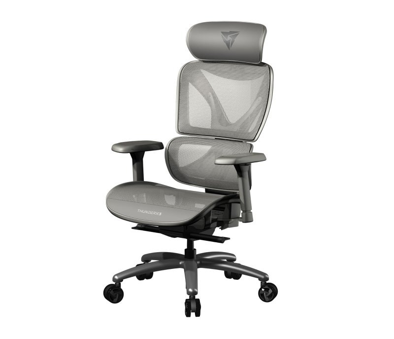 Cadeira Ergonômica XTC Mesh Cinza ThunderX3
